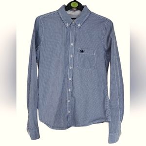 Gilly Hicks Sydney Blue Striped Button-down Shirt Women's‎ Medium